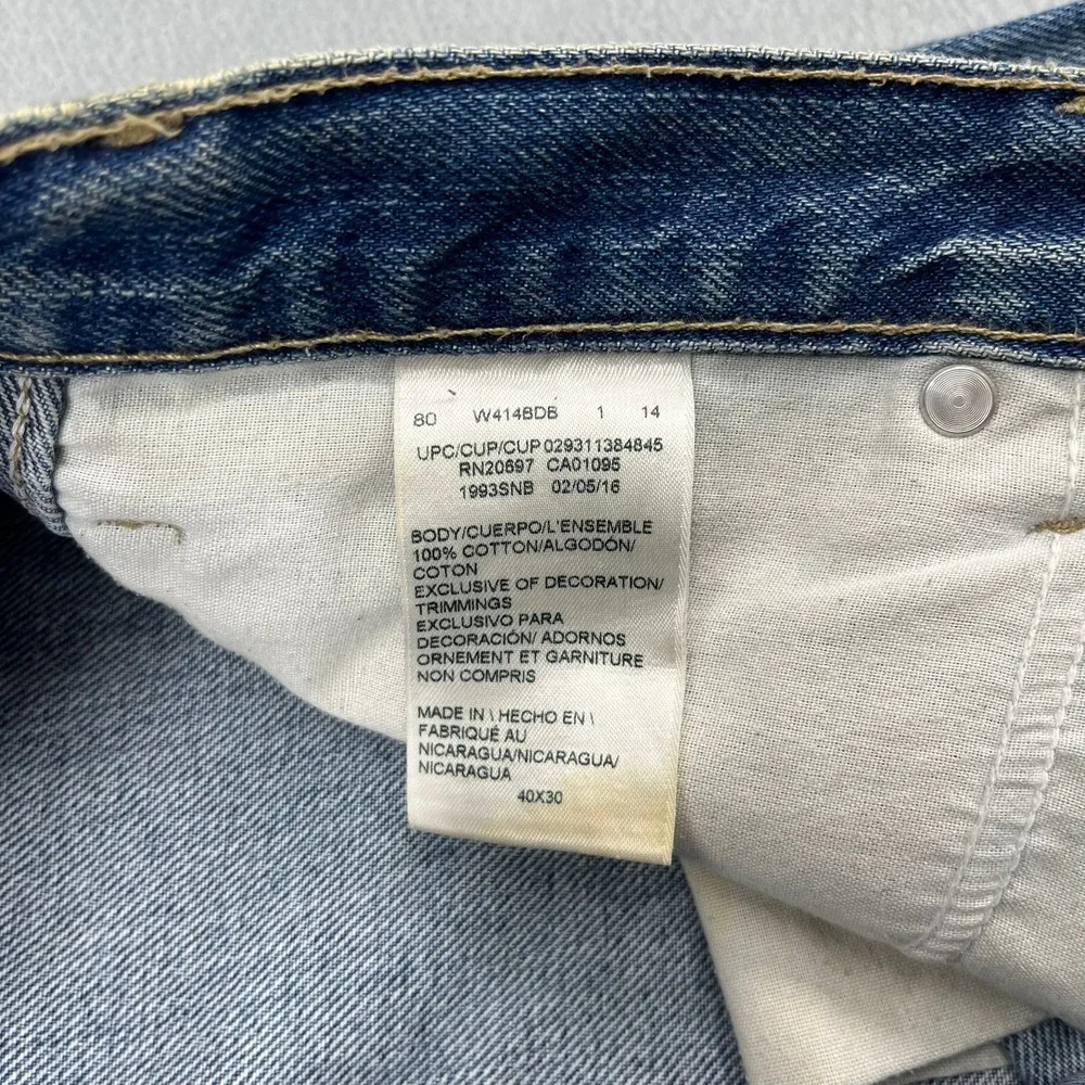 Dickies‎ Mens Carpenter Jeans Blue Denim Utility Work Pants 40x30 W414BDB